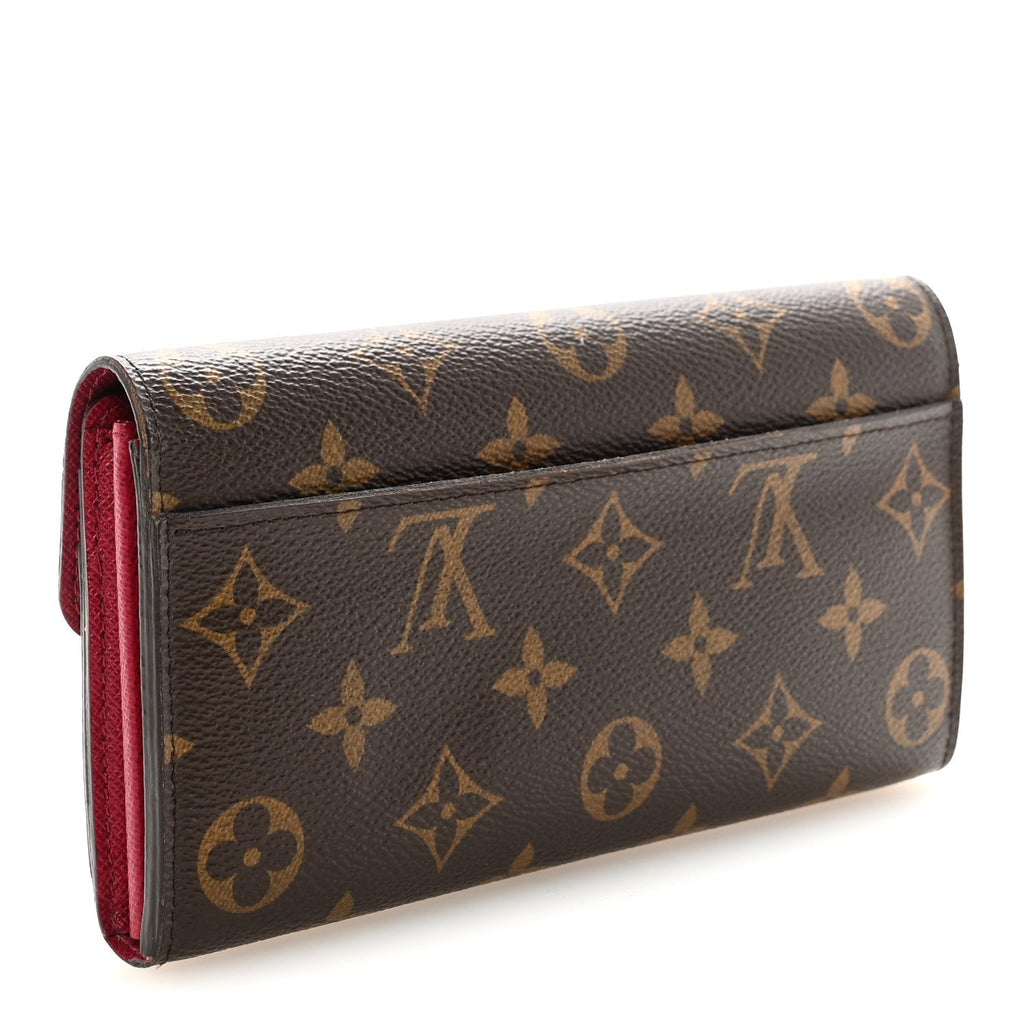 Louis Vuitton Monogram Sarah Wallet NM Fuchsia