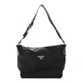 Prada Nylon Shoulder Bag  Black