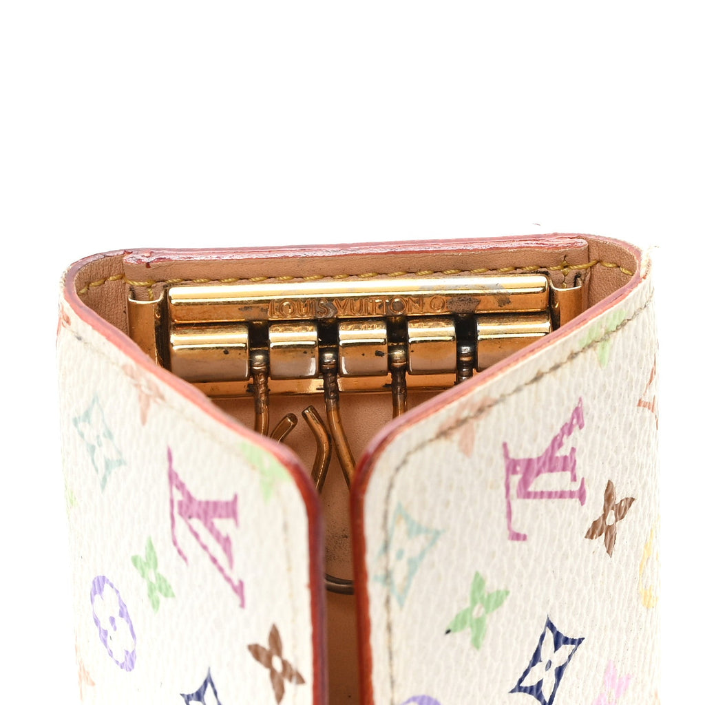 Louis Vuitton Monogram Multicolor Multicles 4 Key Holder White