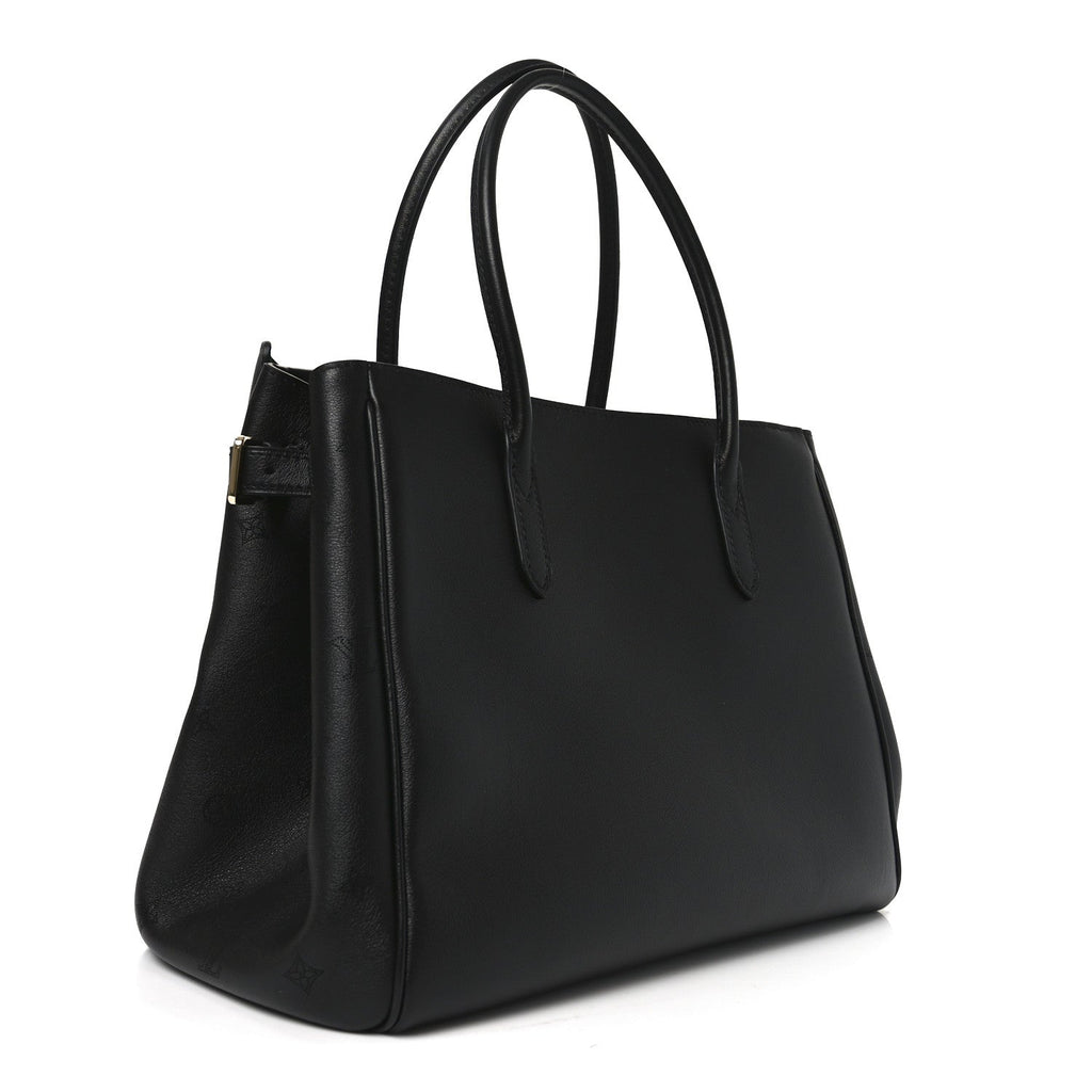Louis Vuitton Calfskin Vendome MM Black