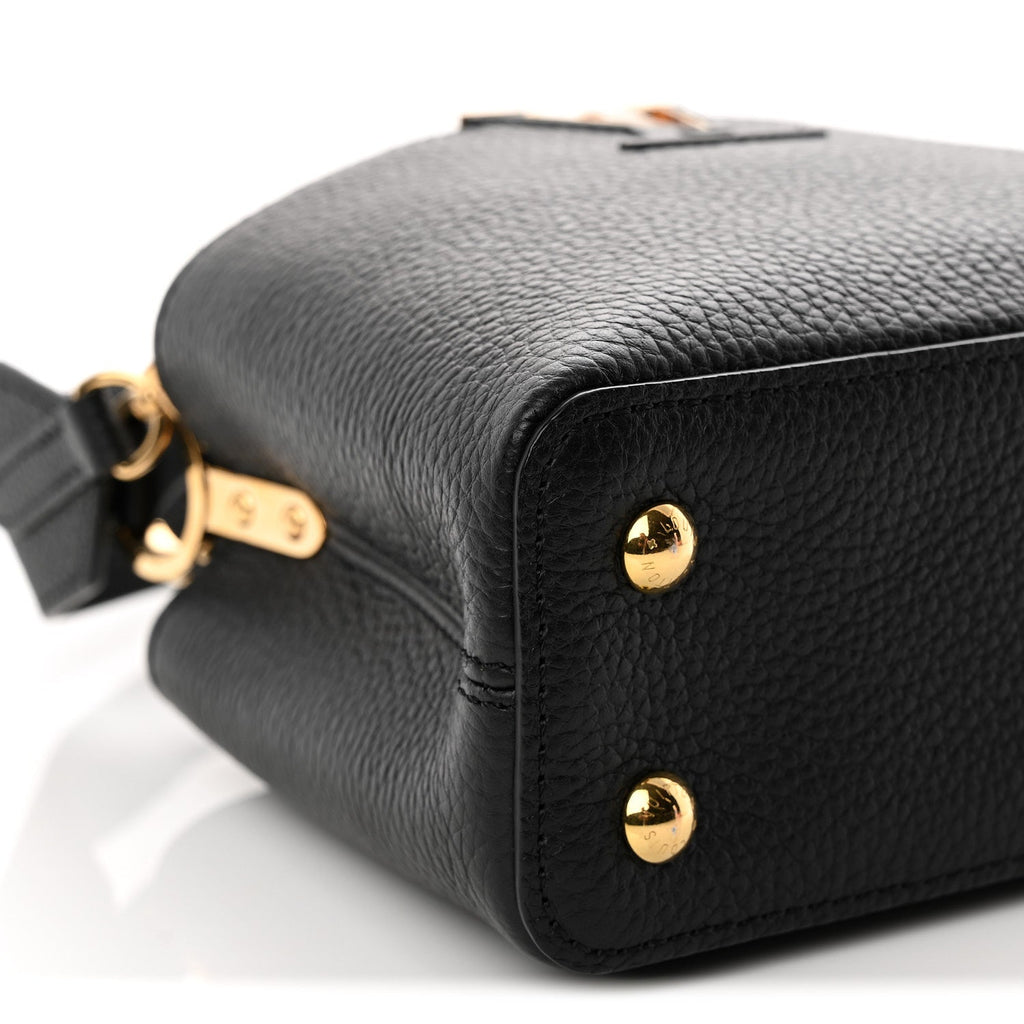 Louis Vuitton Taurillon Mini Capucines Black