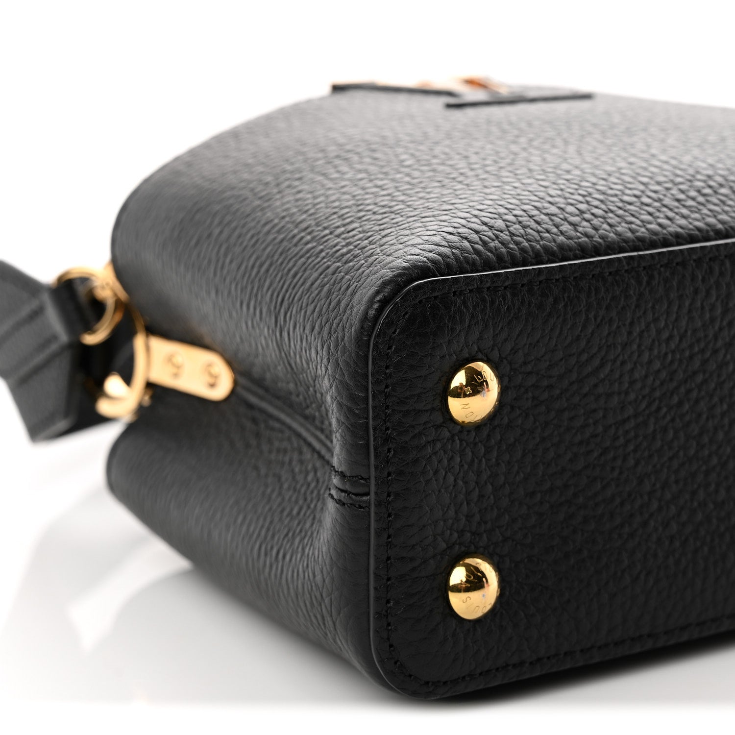 Louis Vuitton Taurillon Mini Capucines Black