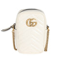 Gucci GG Cream Matelassé Marmont Mini Bag