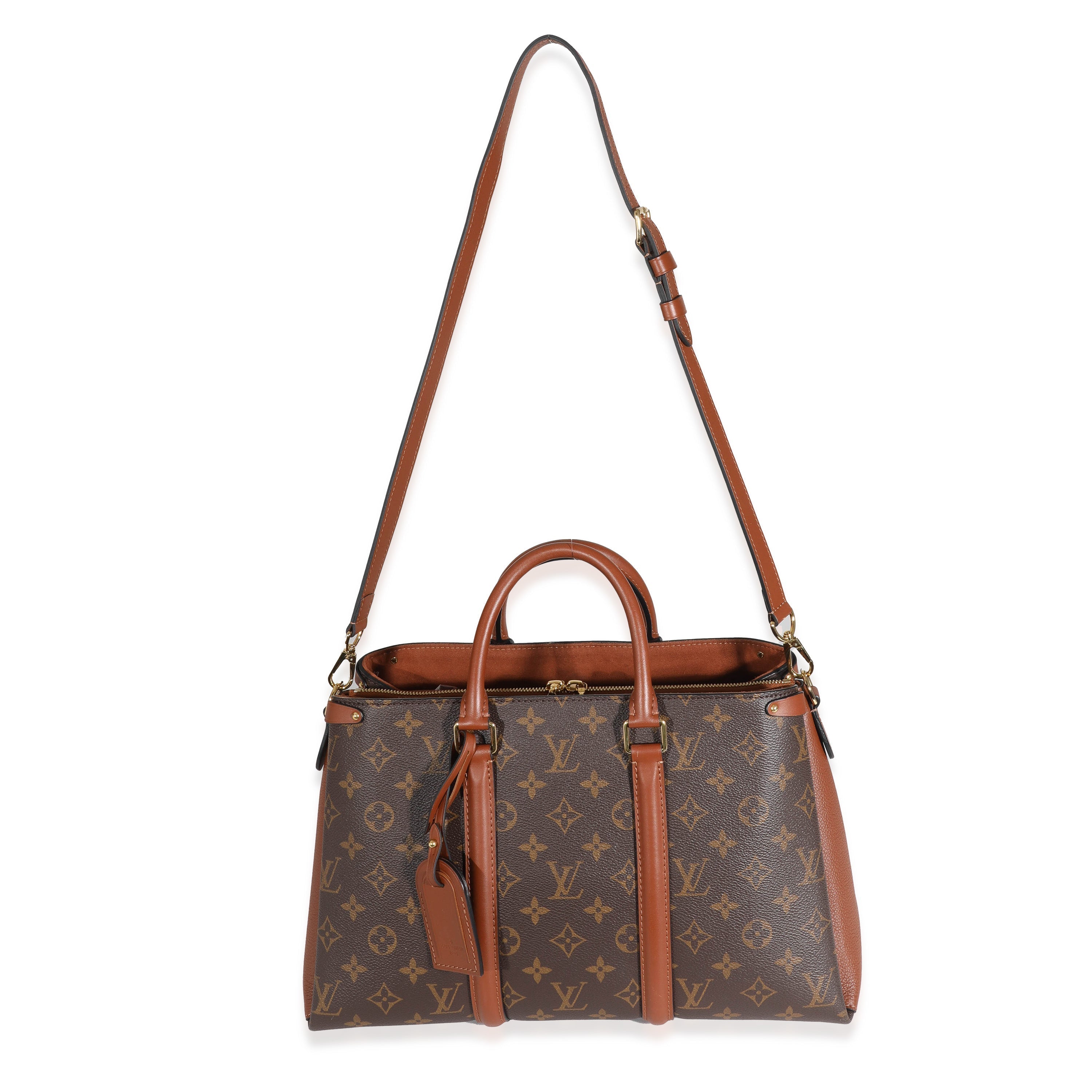 Louis Vuitton Caramel Monogram Canvas Soufflot MM