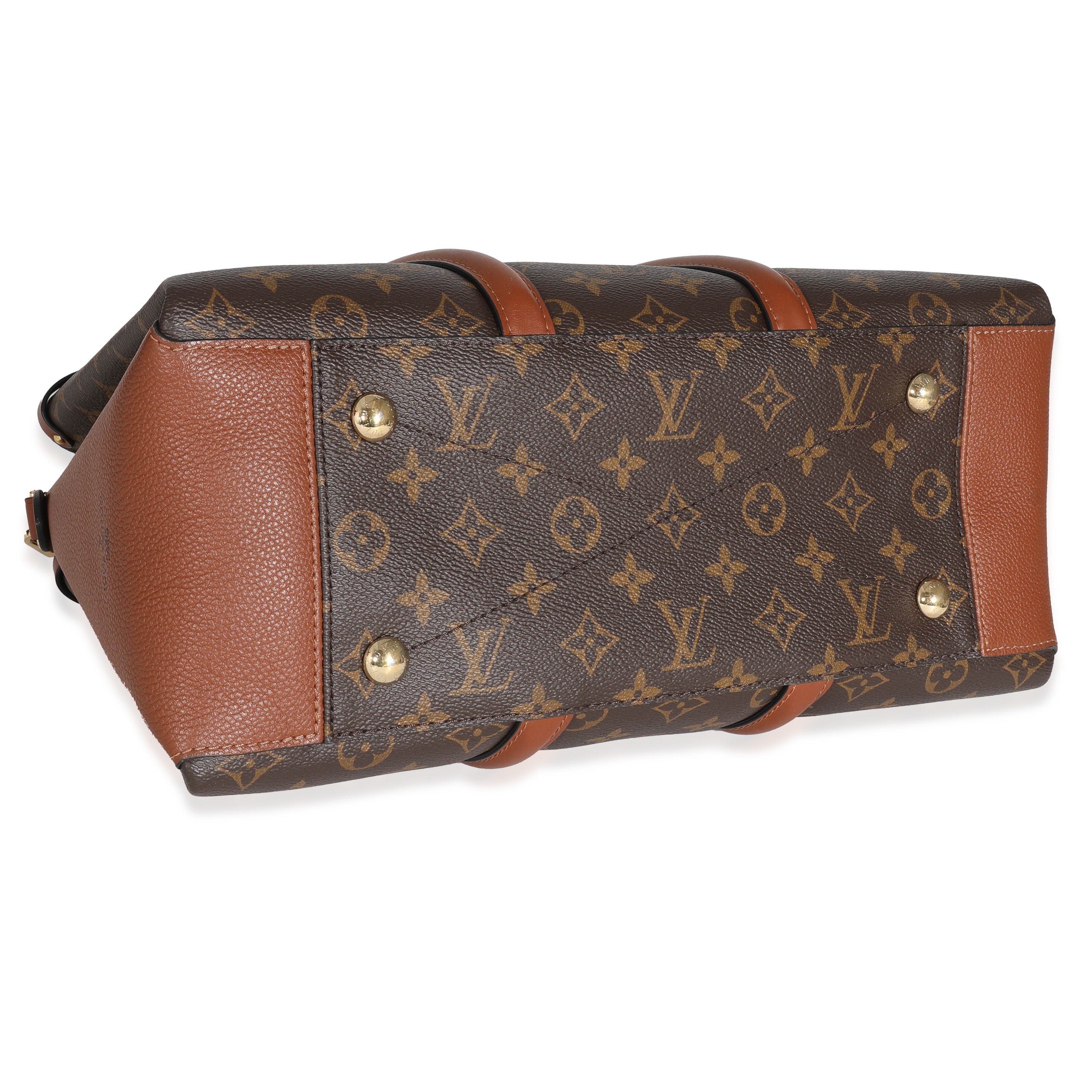 Louis Vuitton Caramel Monogram Canvas Soufflot MM