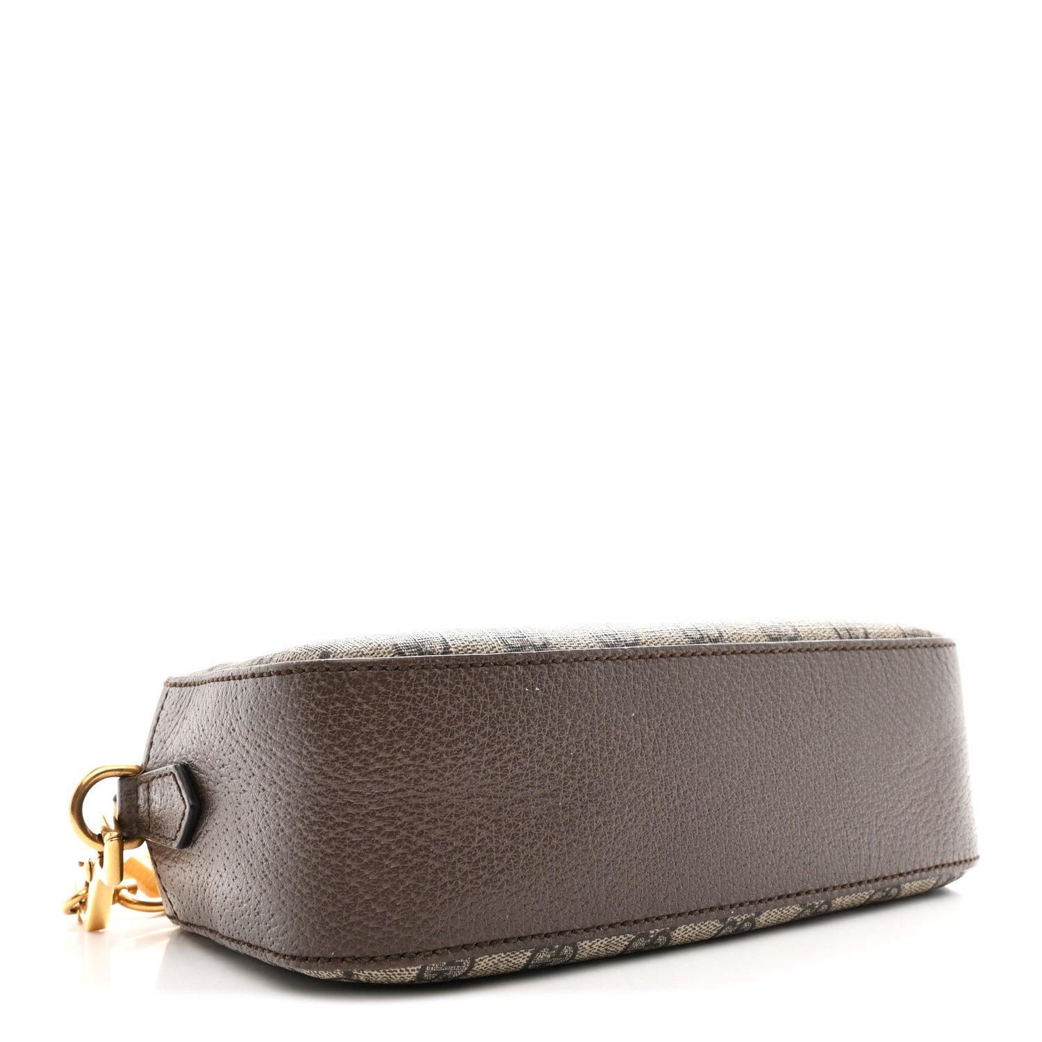 Gucci GG Supreme Monogram Web Neo Vintage Shoulder Bag Beige New Acero Crop