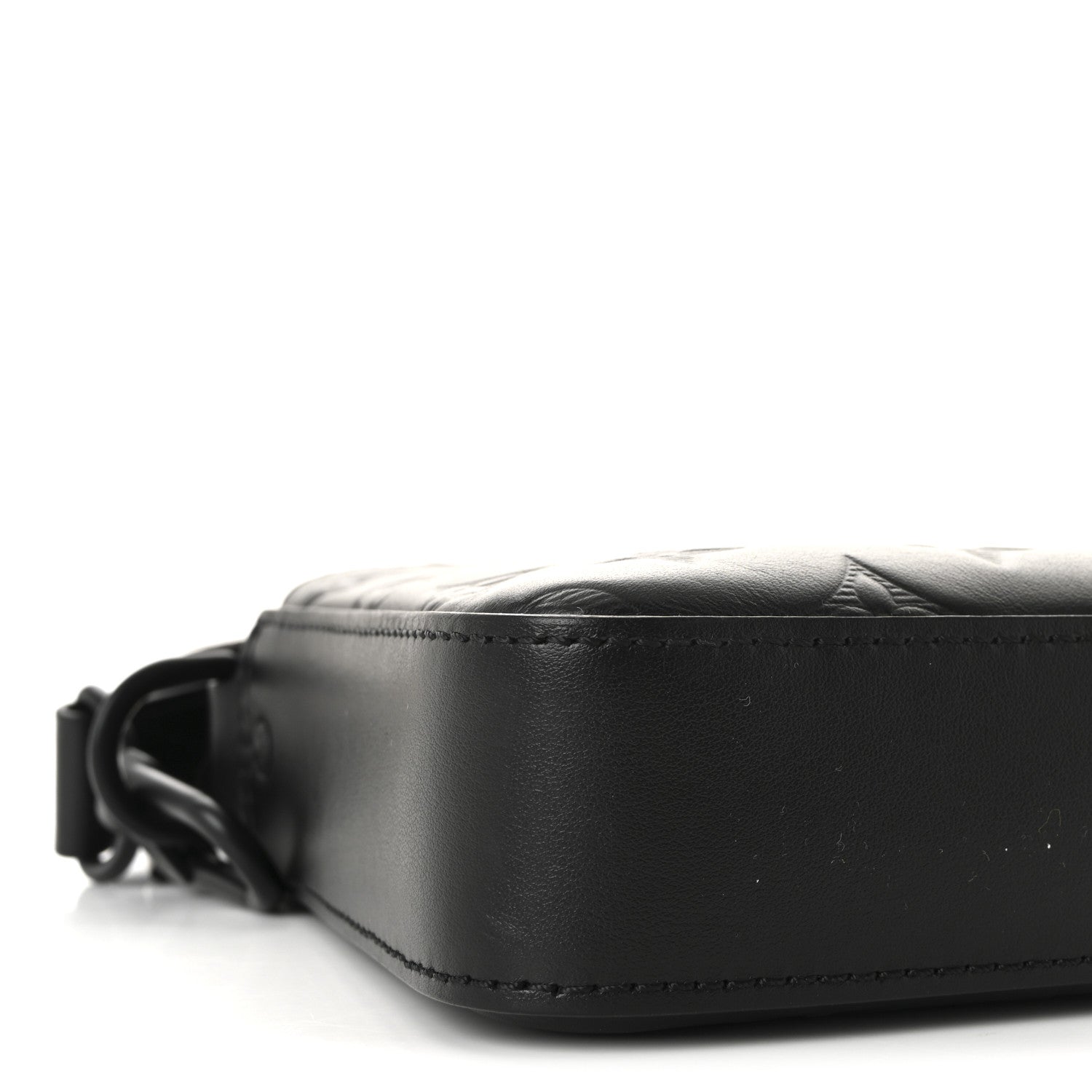 Louis Vuitton Calfskin Monogram Shadow Duo Messenger Black