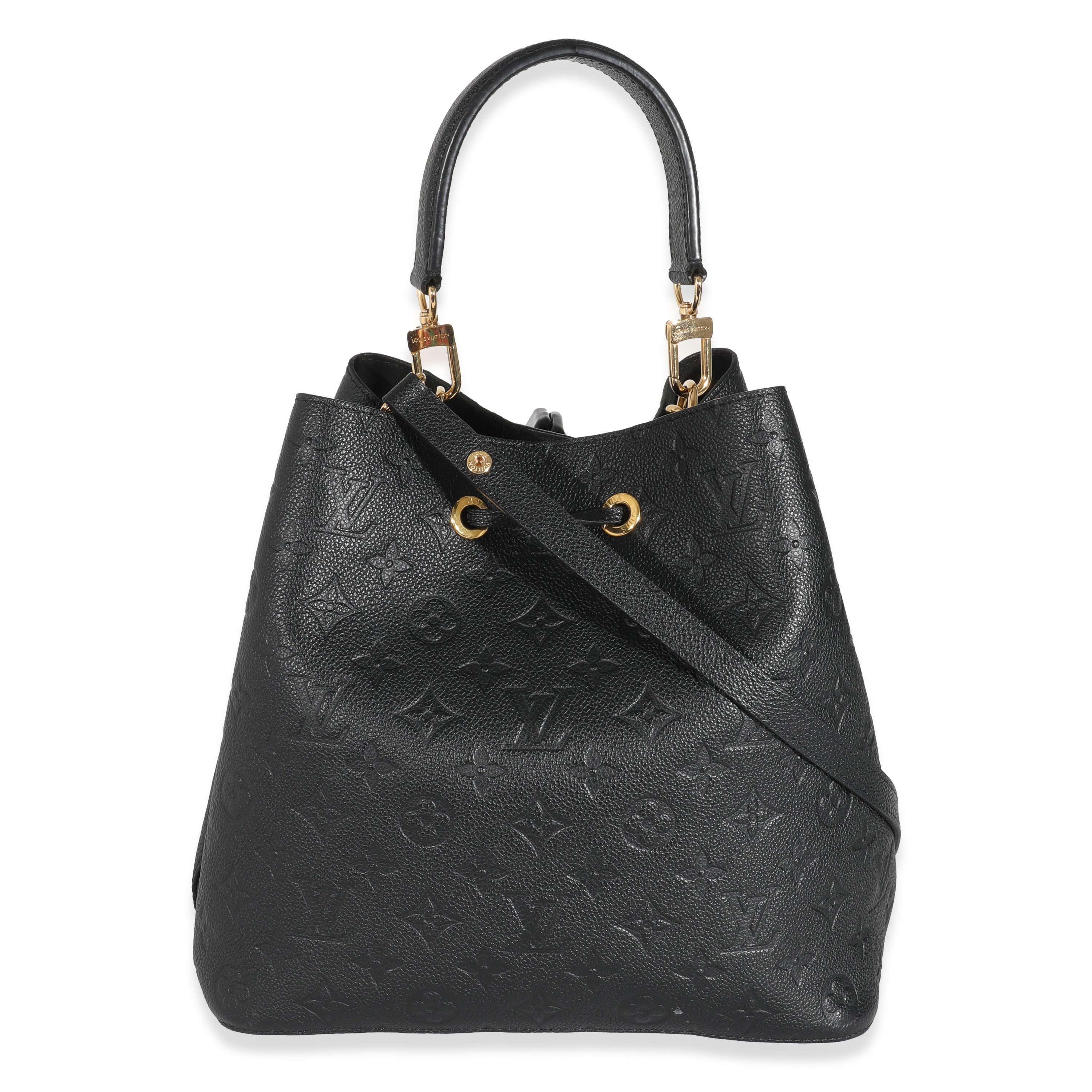 Louis Vuitton Black Monogram Empreinte NéoNoé MM