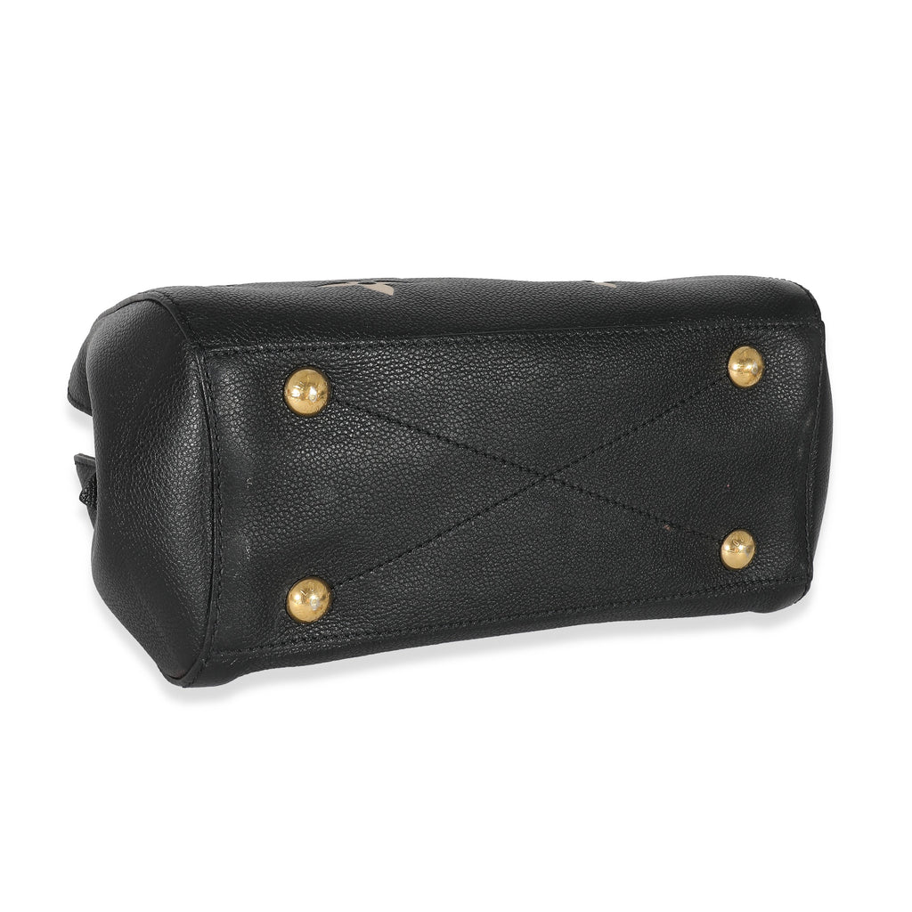 Louis Vuitton Black Beige Monogram Empreinte Montaigne BB