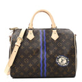 Louis Vuitton Mon Monogram Speedy Bandouliere 30 Indigo Blue Khaki