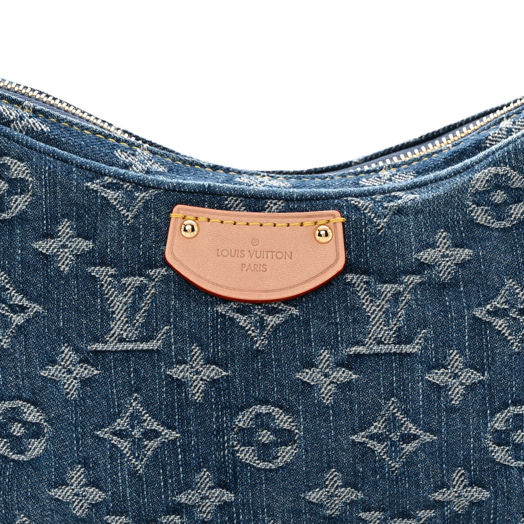 Louis Vuitton Monogram Denim Croissant MM Blue
