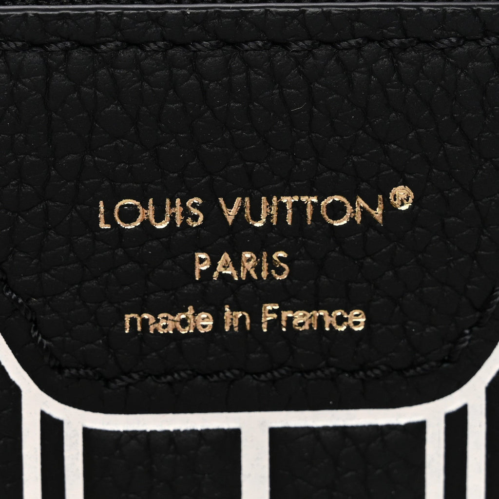 Louis Vuitton Calfskin Neverfull Inside Out BB Pochette Black