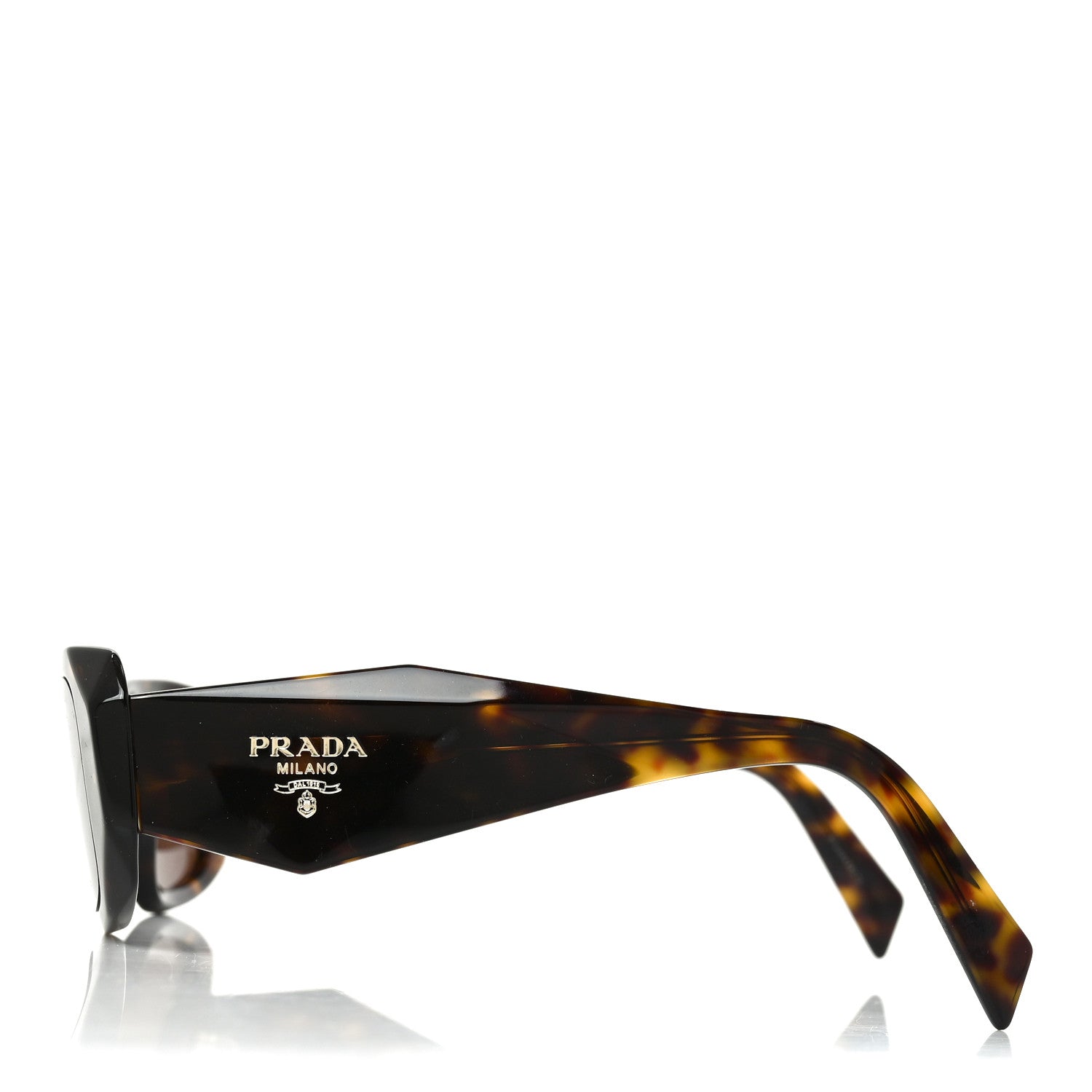 Prada Acetate Symbole Sunglasses SPR 17W Havana