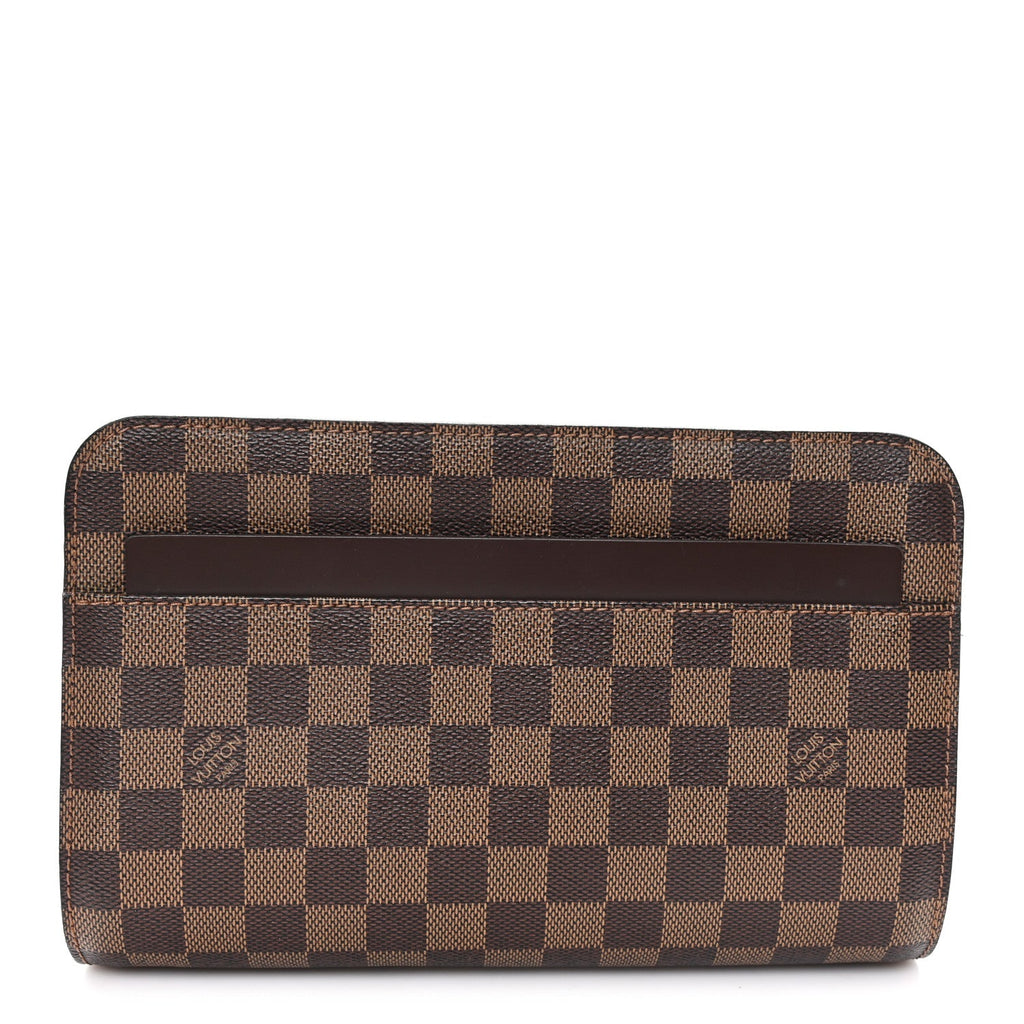 Louis Vuitton Damier Ebene Pochette Saint Louis Clutch
