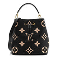 Louis Vuitton Empreinte Monogram Giant Neonoe MM Black Beige