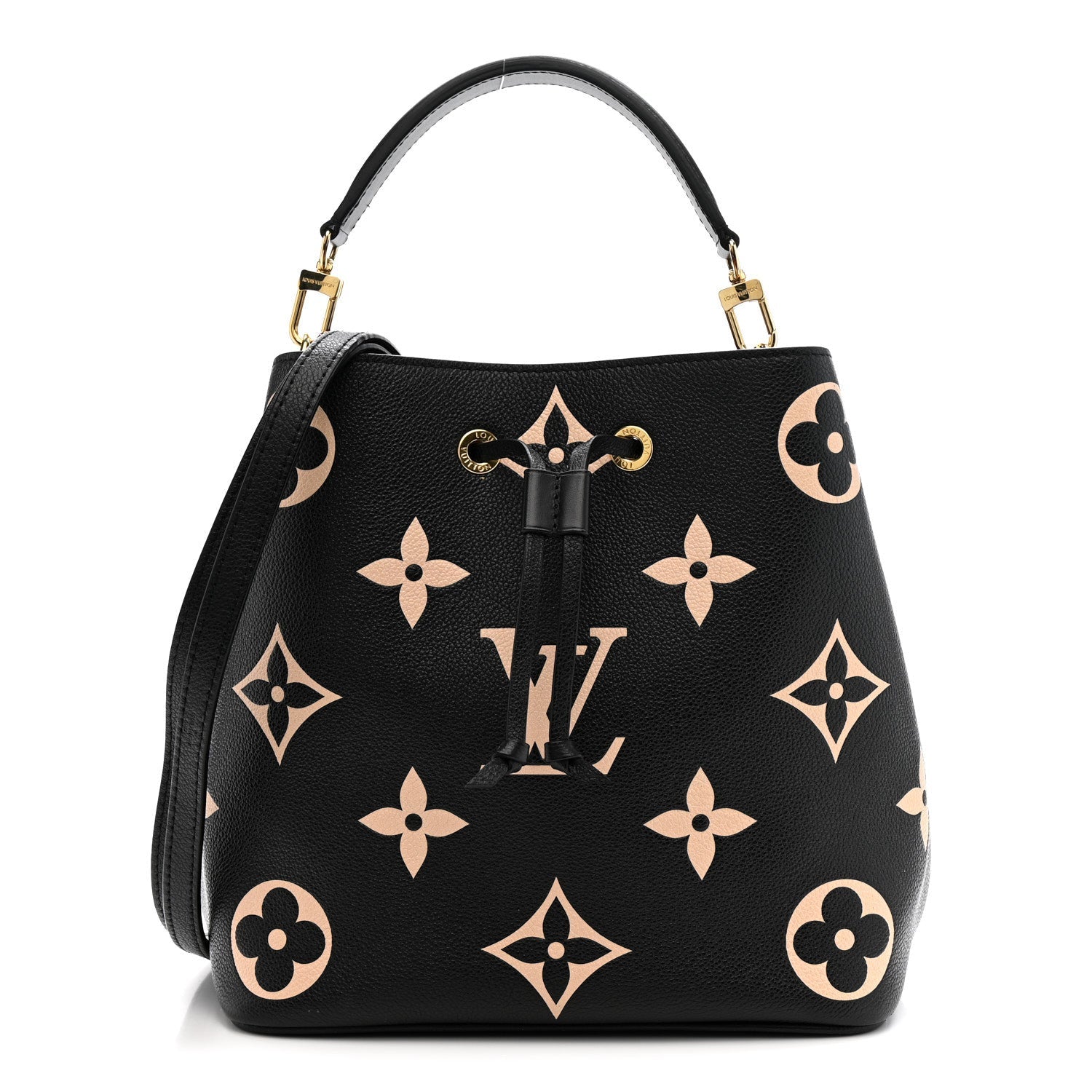 Louis Vuitton Empreinte Monogram Giant Neonoe MM Black Beige