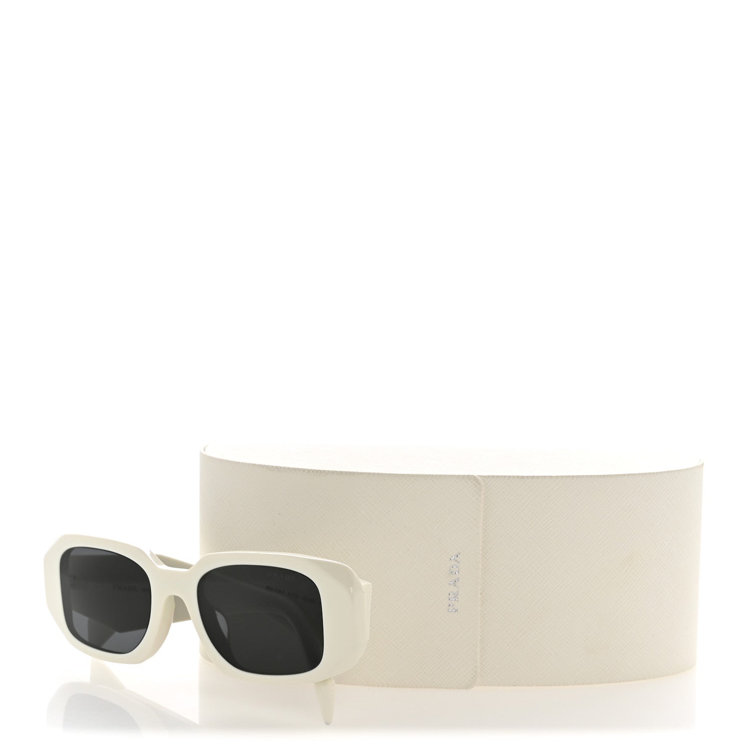 Prada Acetate Symbole Sunglasses SPR 17W White