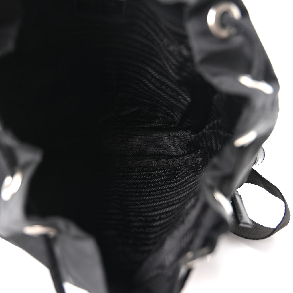 Prada Nylon Vela Small Backpack Black