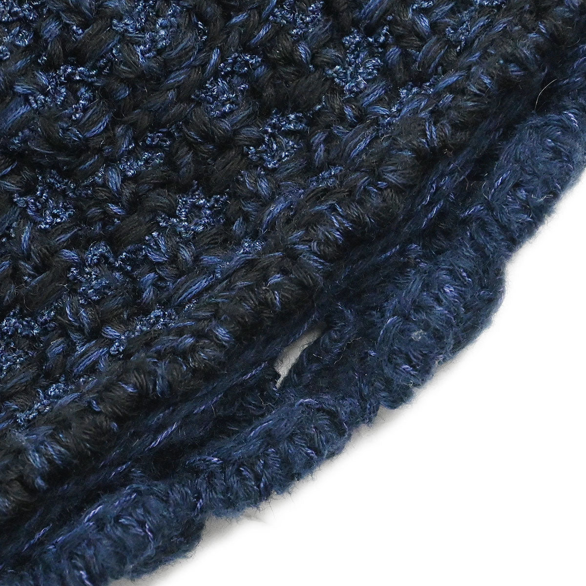 Chanel 2012 Tweed Cardigan Jacket Navy #40