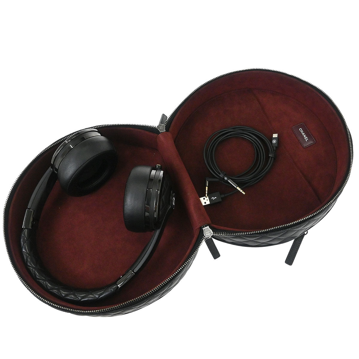 Chanel x Monster Wireless Headphones with Storage Bag Black
