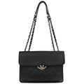 Chanel 2017-2018 Black Caviar Skin Box Flap Bag Shoulder Bag
