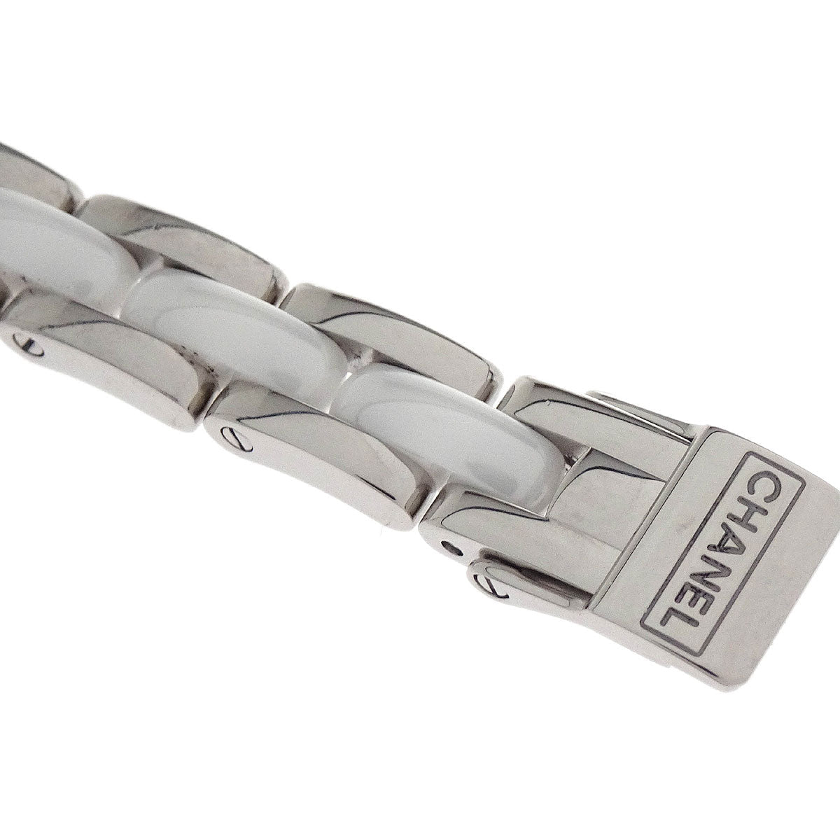 Chanel Premiere H2132 Quartz Watch Ceramic SS Diamond