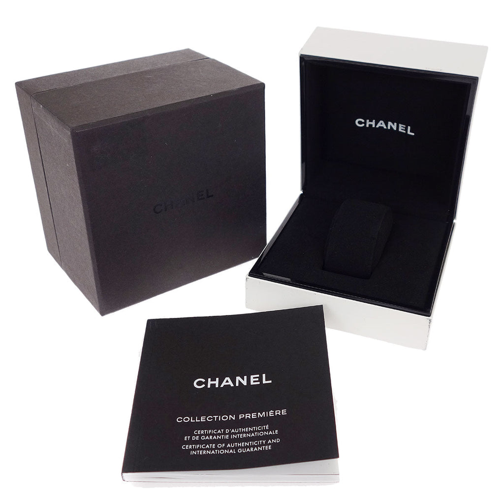 Chanel Premiere H2132 Quartz Watch Ceramic SS Diamond
