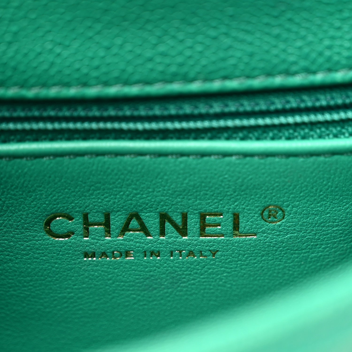 Chanel Caviar Quilted Sweetheart Flap Green