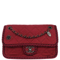 Chanel 2015-2016 Red Wool Paris-Salzburg Shoulder Bag