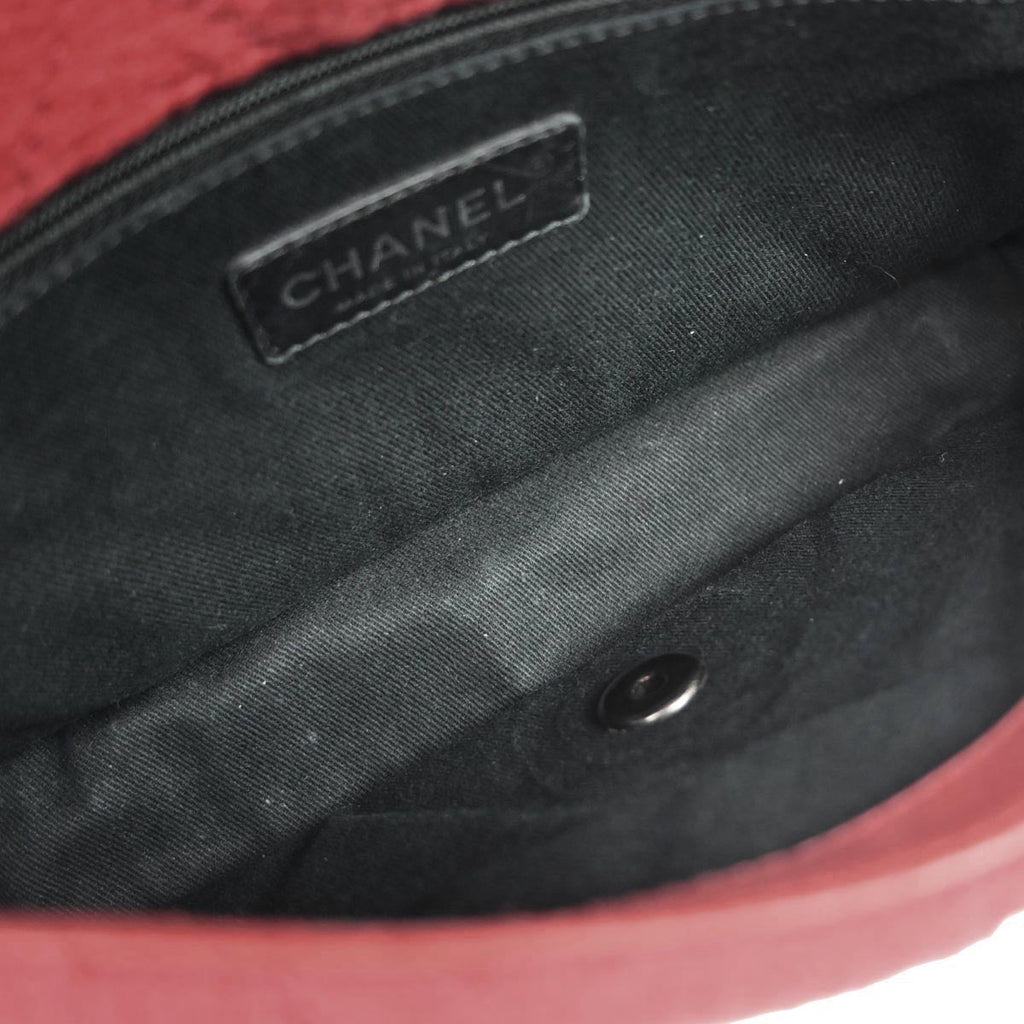Chanel 2015-2016 Red Wool Paris-Salzburg Shoulder Bag