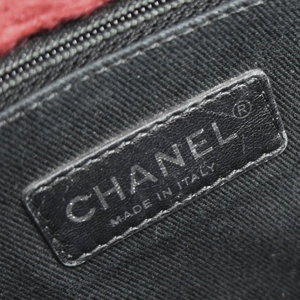 Chanel 2015-2016 Red Wool Paris-Salzburg Shoulder Bag