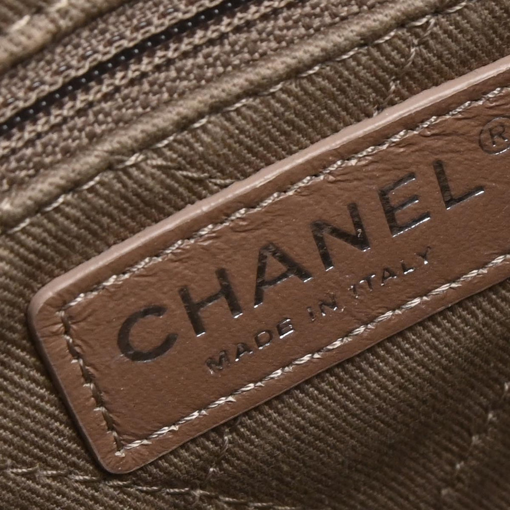 Chanel 2014 Black Caviar Skin Hampton 2way Shoulder Tote Bag