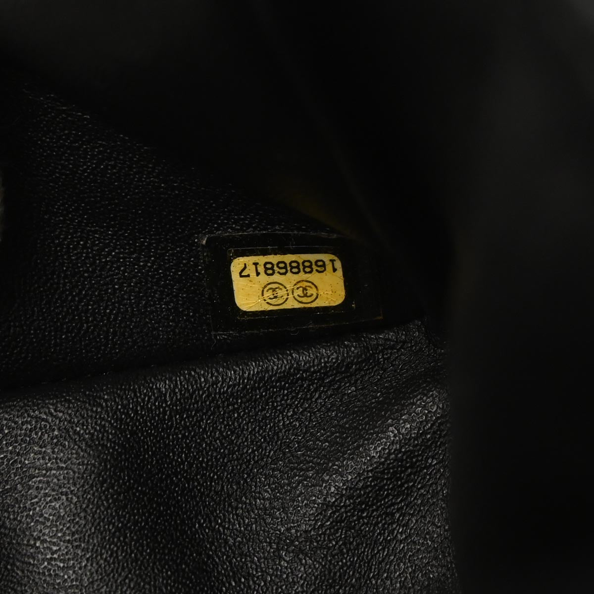 Chanel 2012 Black Calfskin Icon 2.55 Medium Classic Double Flap Shoulder Bag