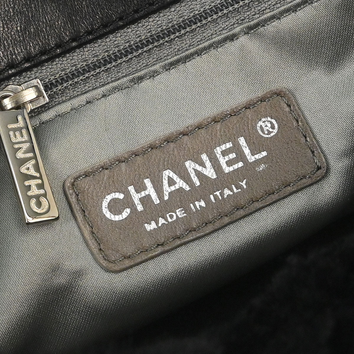 Chanel 2006-2008 Black Lapin Fur Handbag