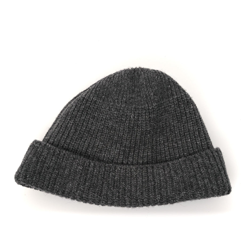 Prada Wool Cashmere Beanie Hat Grey