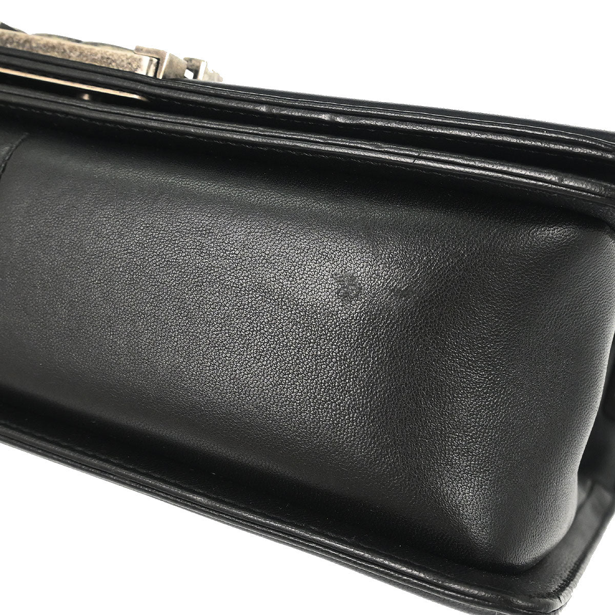 Boy Chanel 2013-2014 Black Lambskin Medium Shoulder Bag