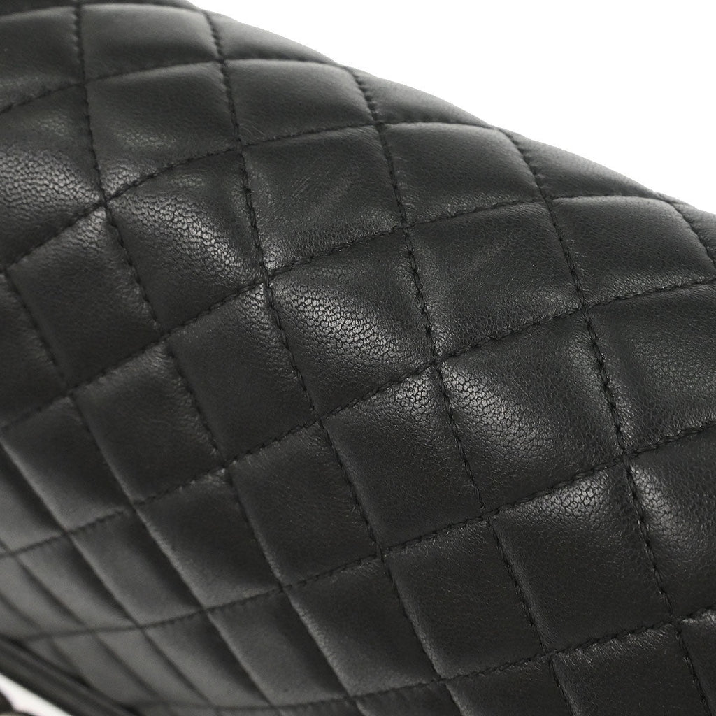 Boy Chanel 2013-2014 Black Lambskin Medium Shoulder Bag