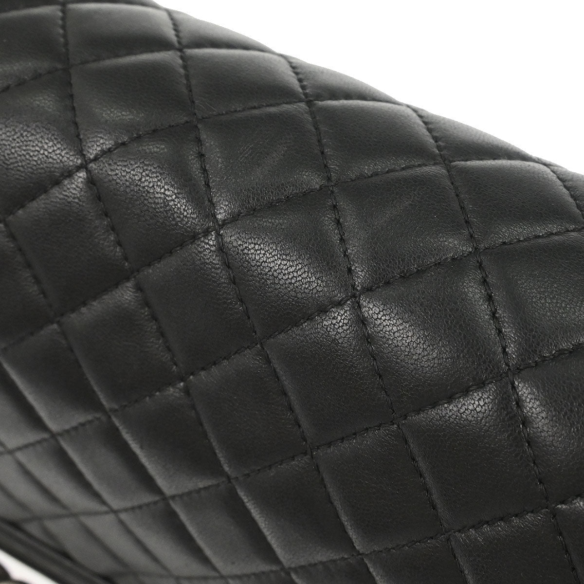 Boy Chanel 2013-2014 Black Lambskin Medium Shoulder Bag