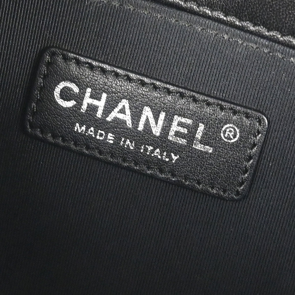 Boy Chanel 2013-2014 Black Lambskin Medium Shoulder Bag