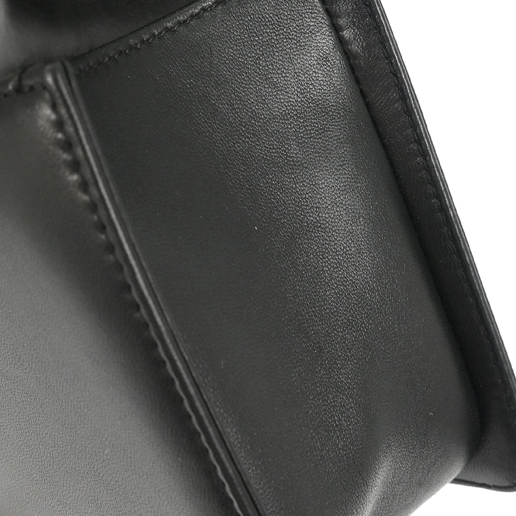 Boy Chanel 2013-2014 Black Lambskin Medium Shoulder Bag