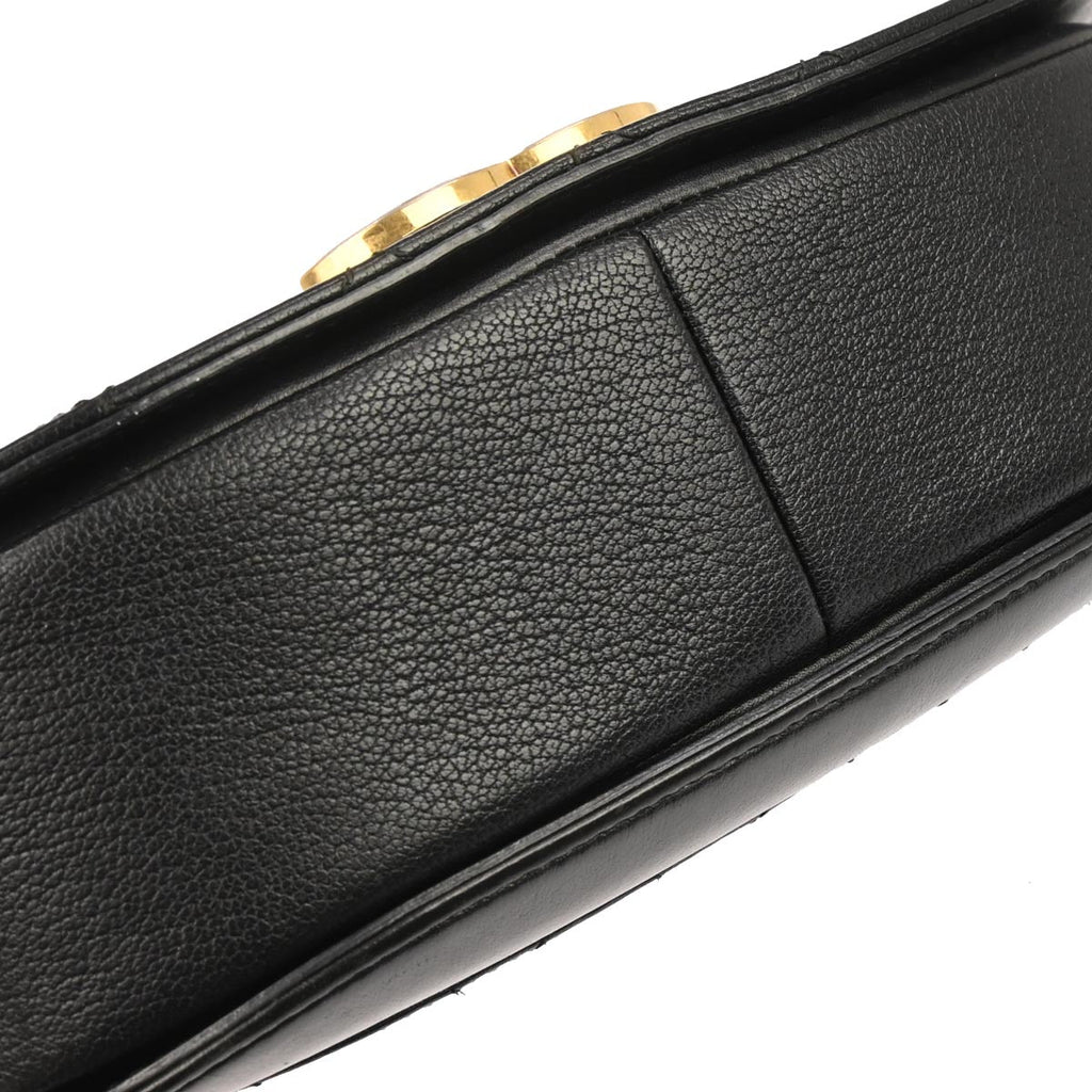 Chanel 2017-2018 Black Calfskin Coco Curve 2way Shoulder Handbag