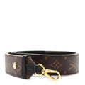 Louis Vuitton Monogram Adjustable Bandouliere Shoulder Strap Black