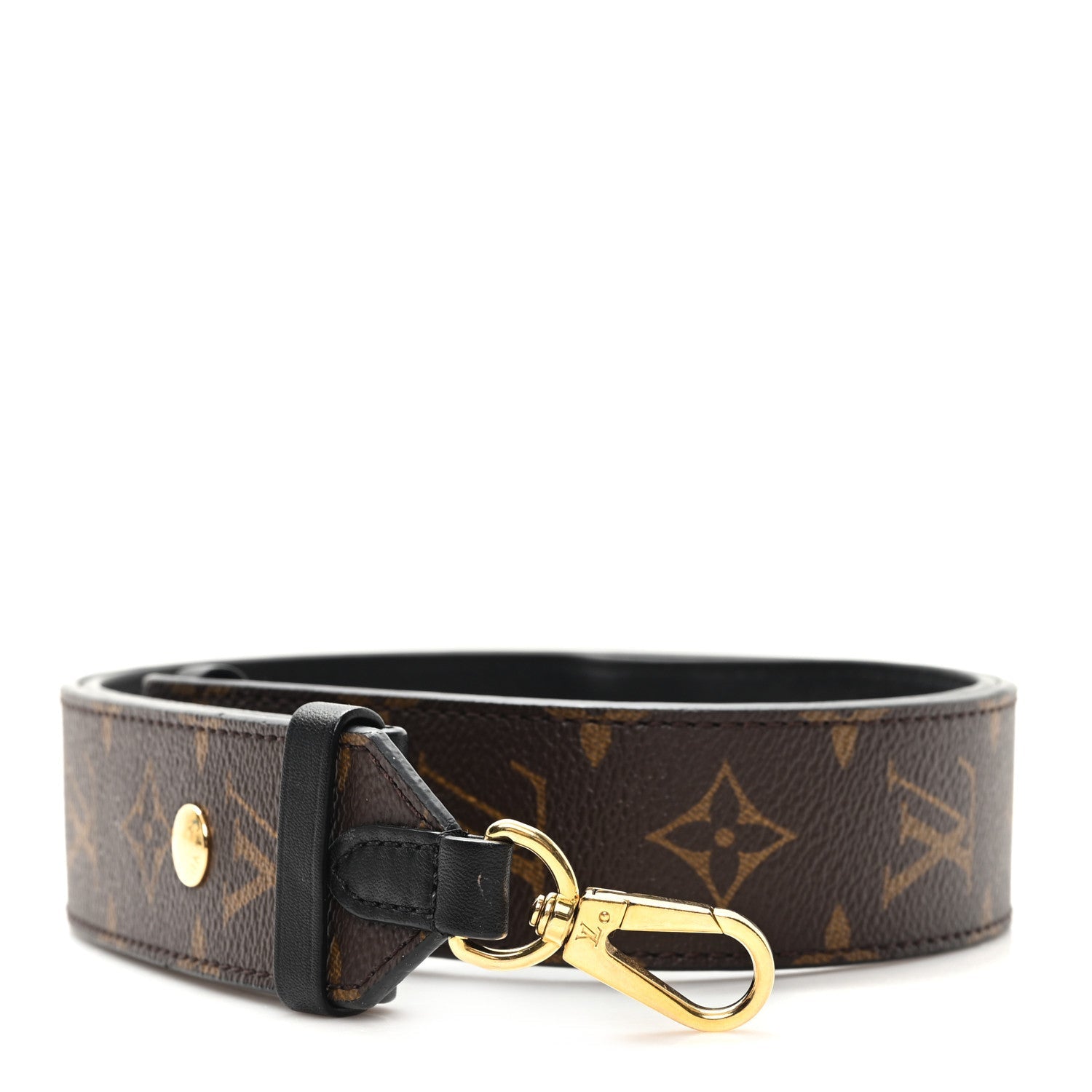 Louis Vuitton Monogram Adjustable Bandouliere Shoulder Strap Black