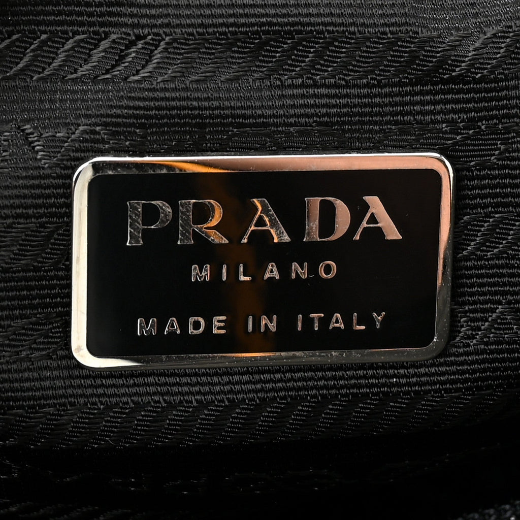 Prada Tessuto Nylon Shopping Tote Black