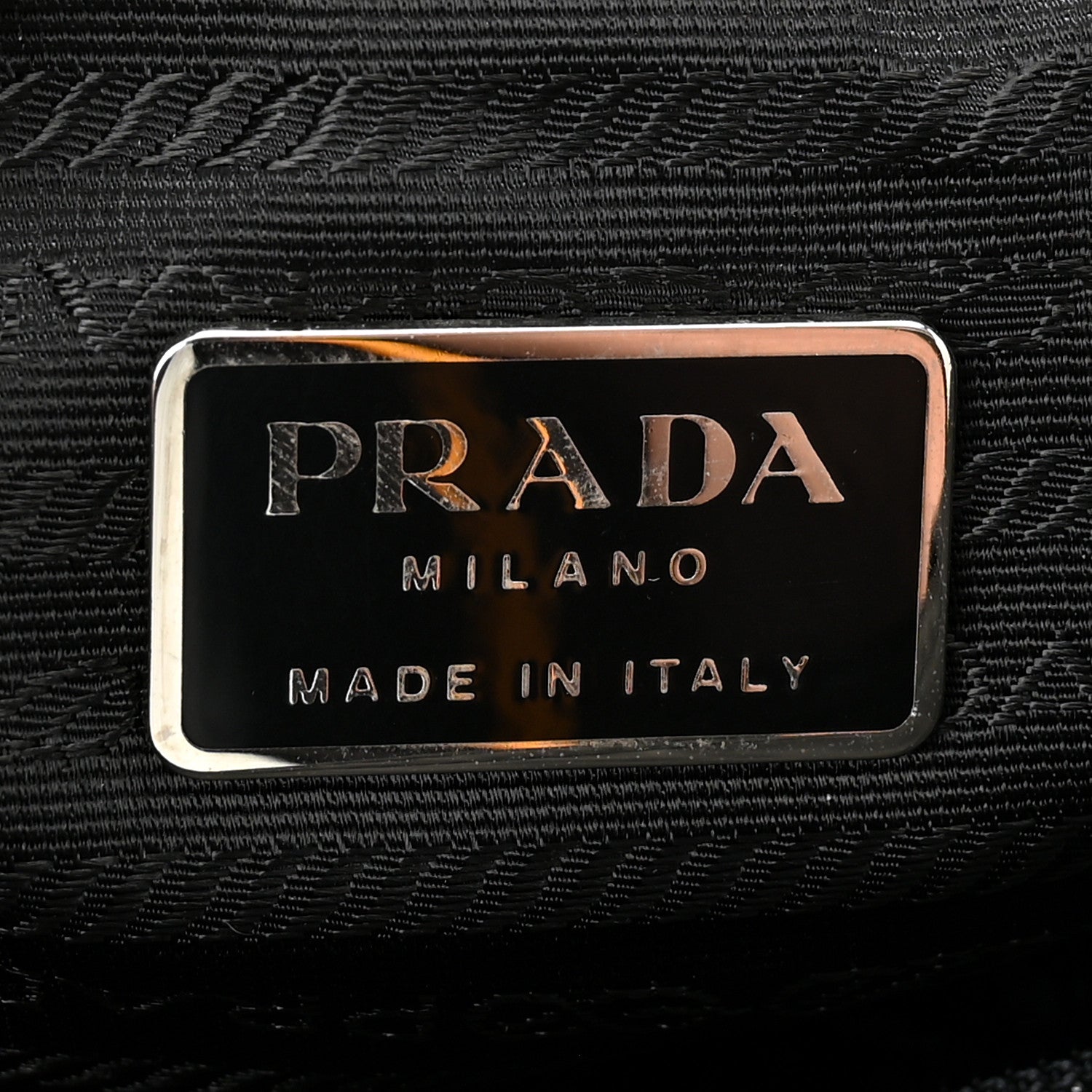 Prada Tessuto Nylon Shopping Tote Black