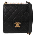 Chanel 2019 Black Lambskin Shoulder Bag