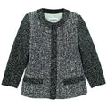Chanel 2018-2019 Collarless Single Breasted Tweed Jacket Green  #44