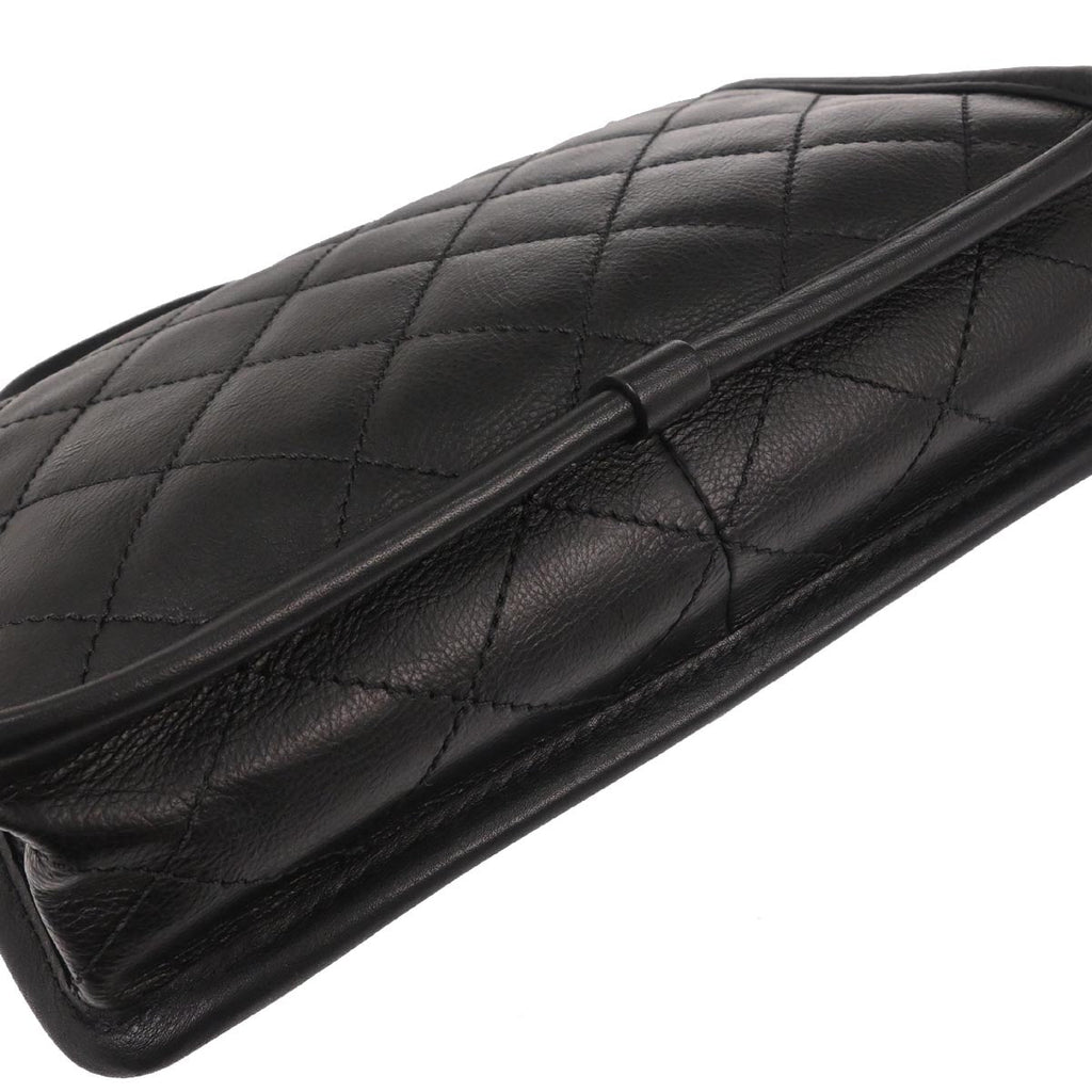 Chanel 2014-2015 Black Calfskin French Riviera Shoulder Bag