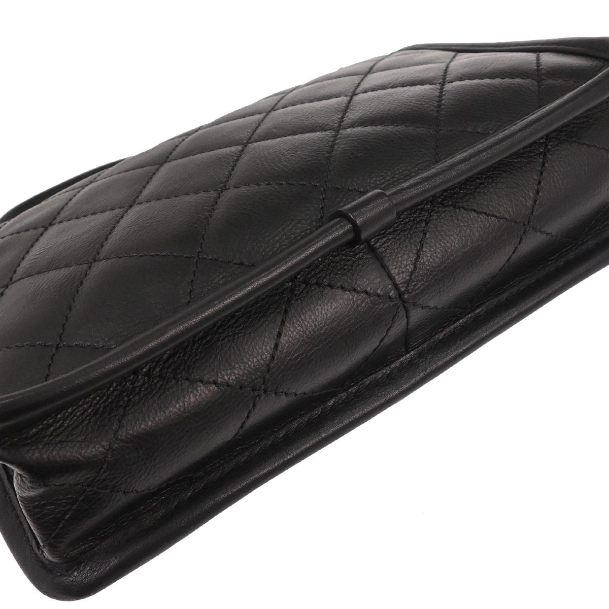 Chanel 2014-2015 Black Calfskin French Riviera Shoulder Bag