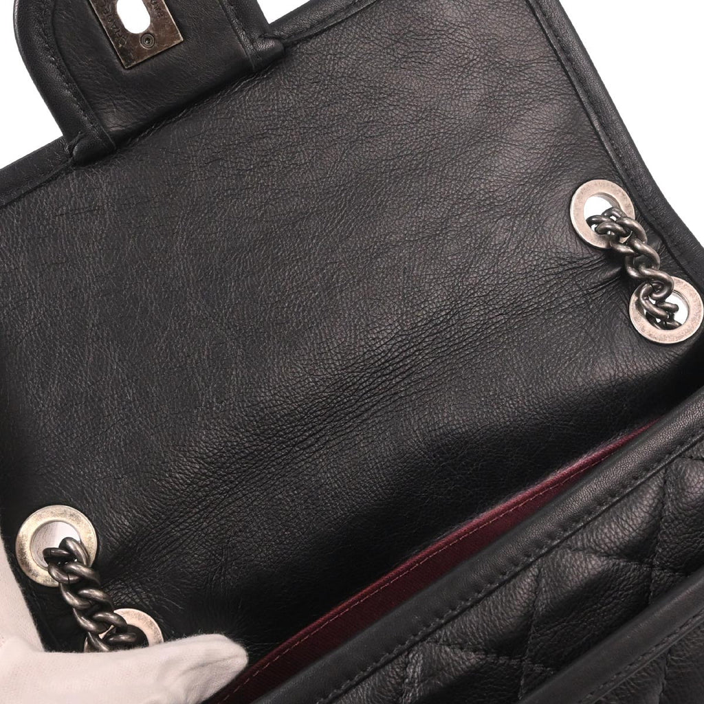 Chanel 2014-2015 Black Calfskin French Riviera Shoulder Bag